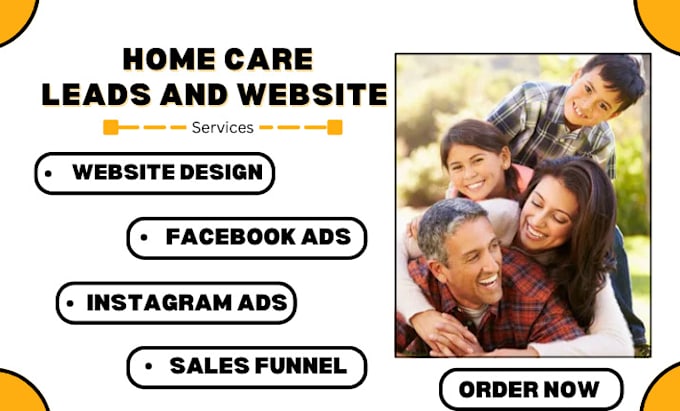 home care leads home care website logo healthcare leads elderly care leads