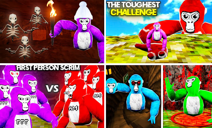 create an amazing gorilla brand thumbnail