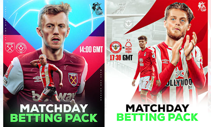 design sports social media graphics for clubs and brands