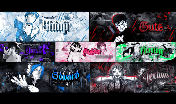 Design a stunning anime banner for youtube, twitter, etc by ...