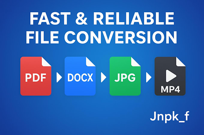 do whatever you need in file conversion