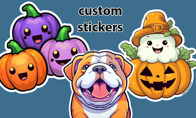 make a sticker design based off your description