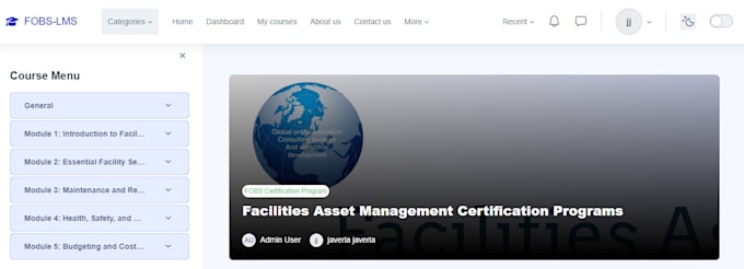 professionally upload course content in moodle lms