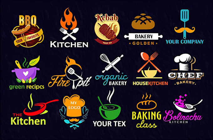design unique food, drink, restaurant, catering logo and any graphic design