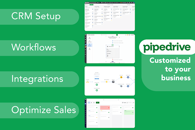 be your pipedrive consultant, CRM expert, implement automation