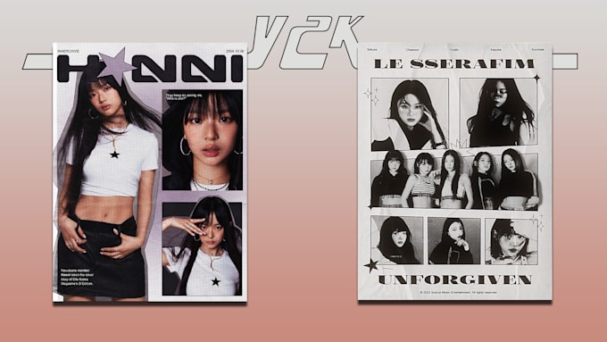 create a y2k photo edit for you