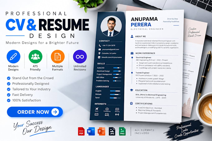 professional CV and resume design