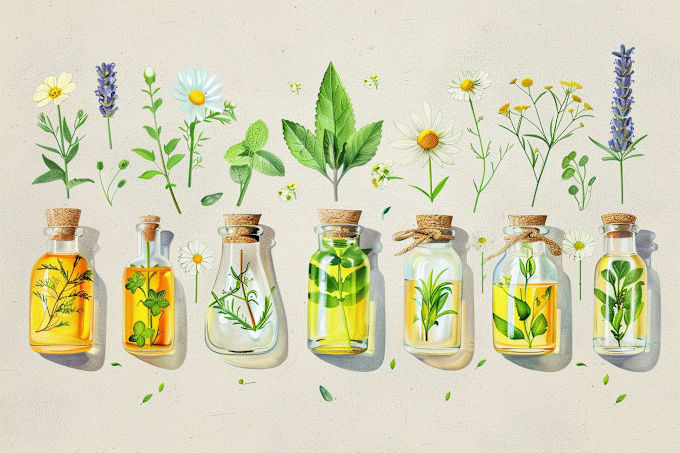 make botanical product illustration