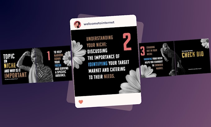 create professional instagram carousel posts and stories