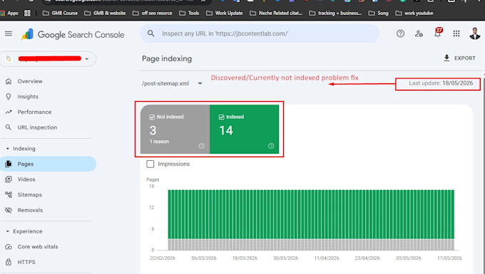 do discovered , crawled  currently not indexed all error fix