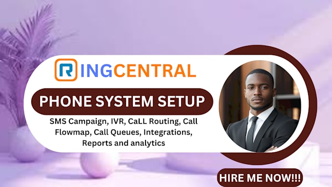 be ringcentral IVR setup call flowmap integrations call routing expert