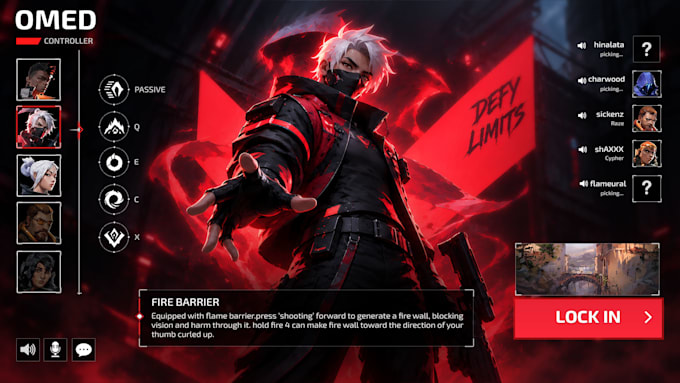 design 2d game UI UX for mobile and PC games