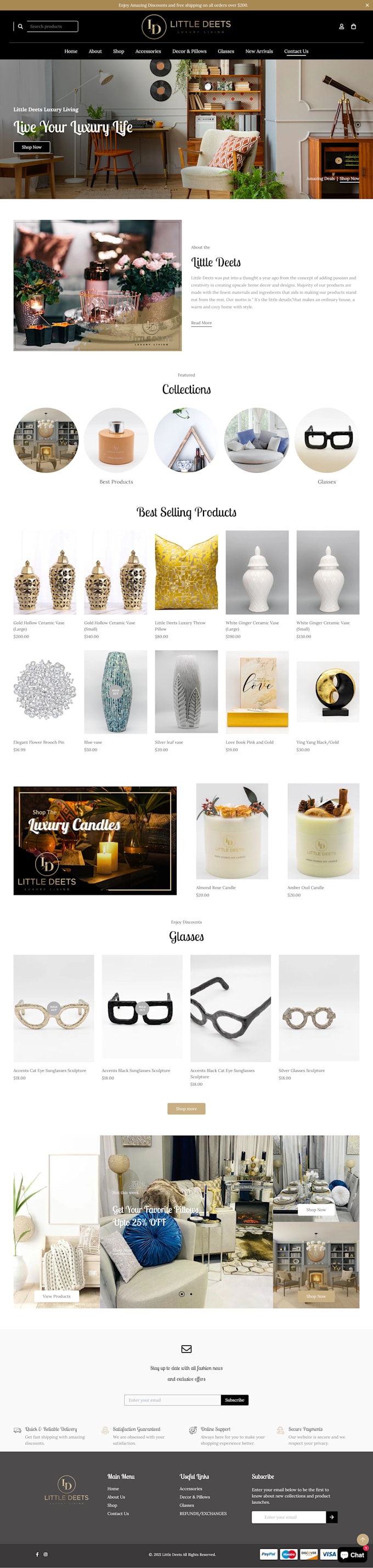 build a shopify store or shopify website