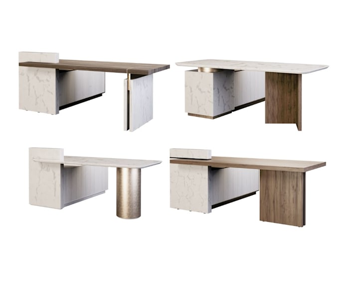 do 3d furniture modeling and rendering