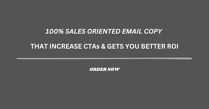 be your email copywriter