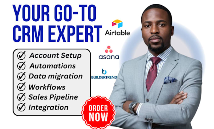 setup project management buildertrend asana airtable basecamp jobnimbus procore