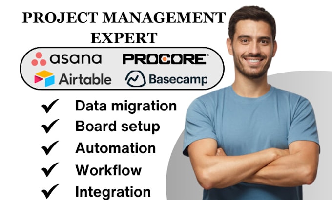 setup project management buildertrend asana airtable basecamp jobnimbus procore
