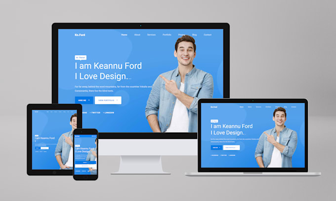 create high converting wordpress personal portfolio website