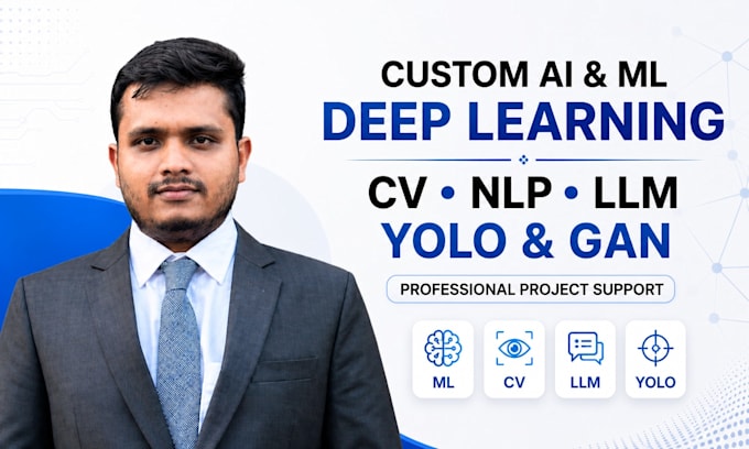 do machine learning, deep learning, computer vision and yolo projects