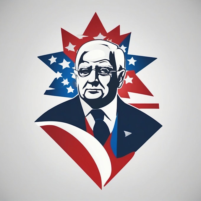 create patriotic and political logo