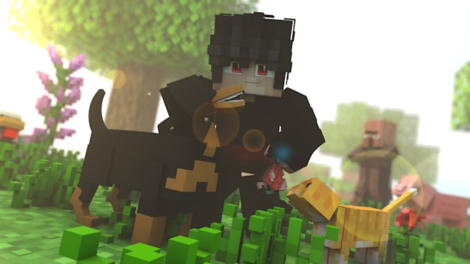 make HD minecraft skin render 3d within 24 hours