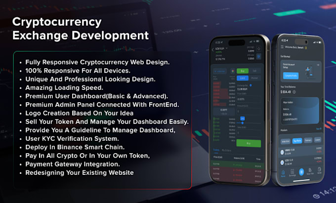 develop high quality crypto exchange like binance