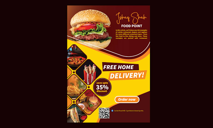 do an amazing menu design,  restaurent menu design