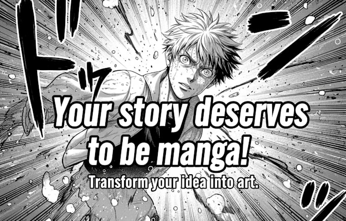 transform your idea into a stunning manga page