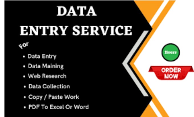 do data entry, web research, excel, admin support, email handling