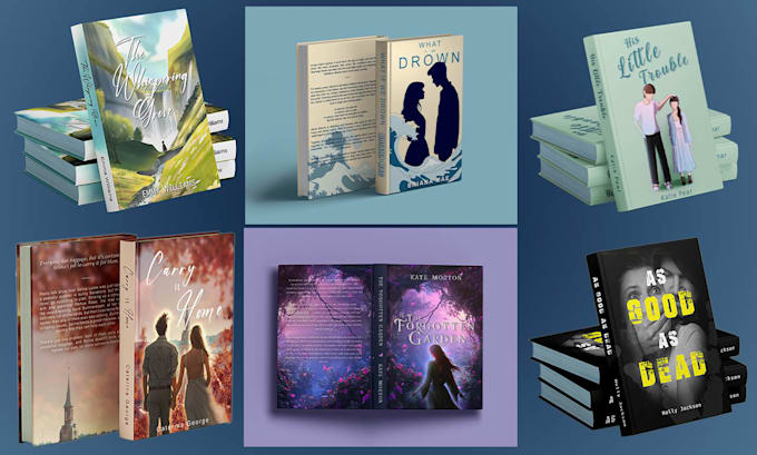 design a professional book cover and ebook cover