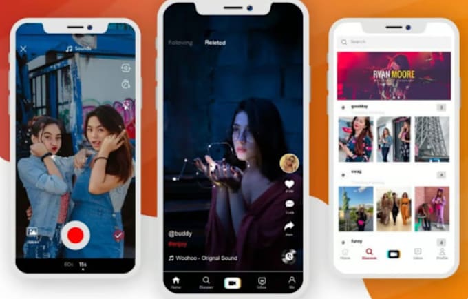 develop tik tok app, tik tok clone app streaming app for android and IOS