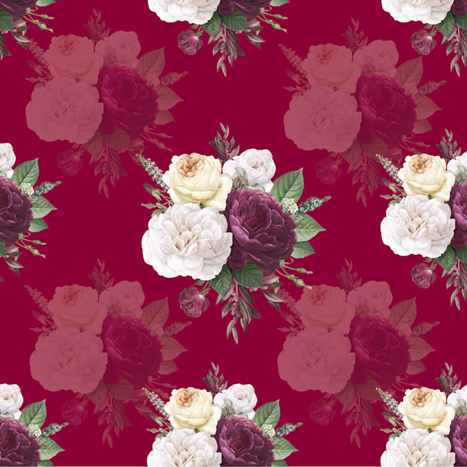 design seamless floral pattern for fabric and textile