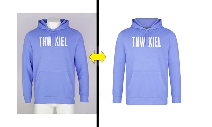 do symmetrical retouch and color change