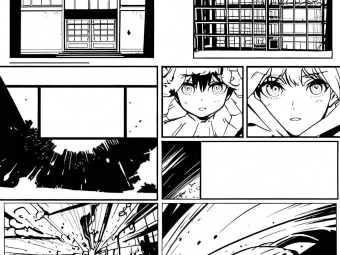create unique quality comic and manga pages