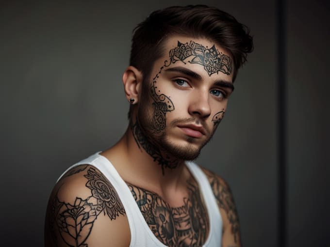 draw weird custom traditional tattoos