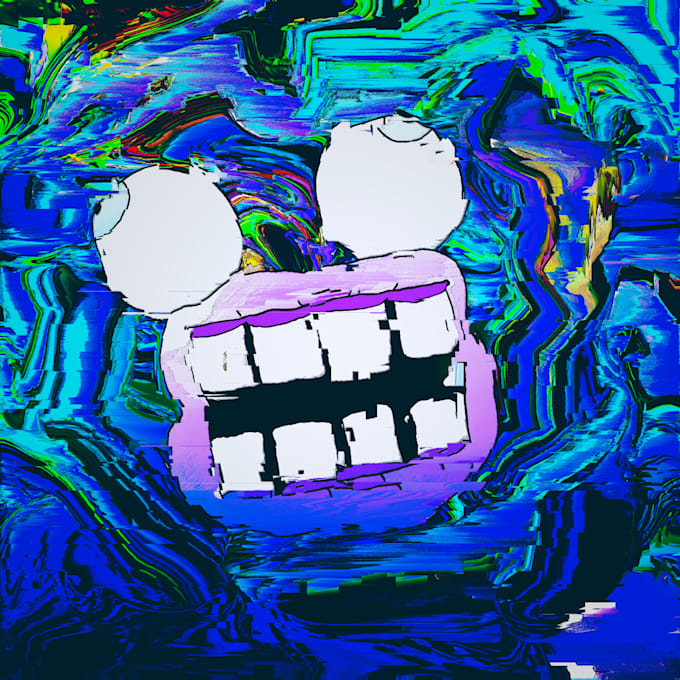 create hand drawn abstract album cover art for your music