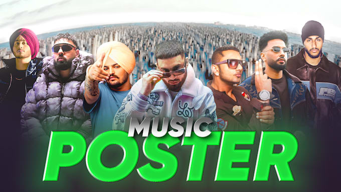 Design music poster cover art music thumbnail for your song by Yogesh ...