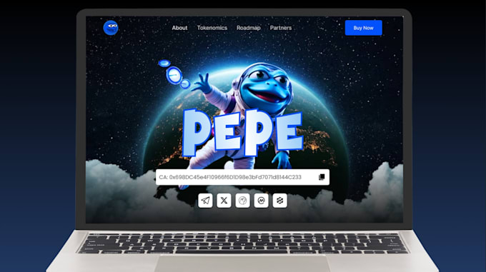 create a professional meme coin website with fast delivery
