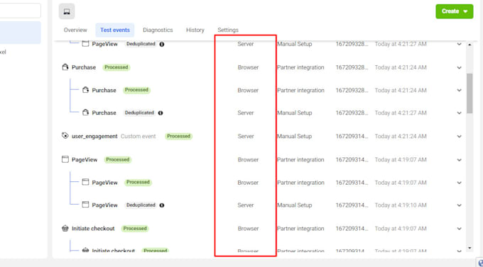fix or setup facebook pixel, conversion API by GTM and ga4