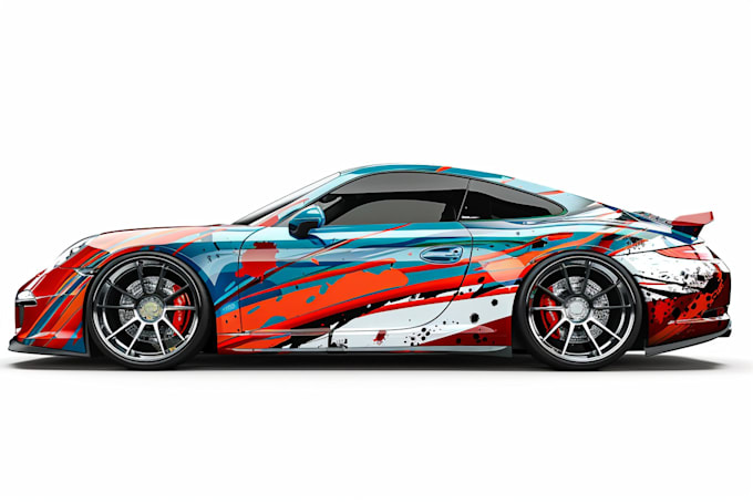 create professional car wrap, and any vehicle wrap design