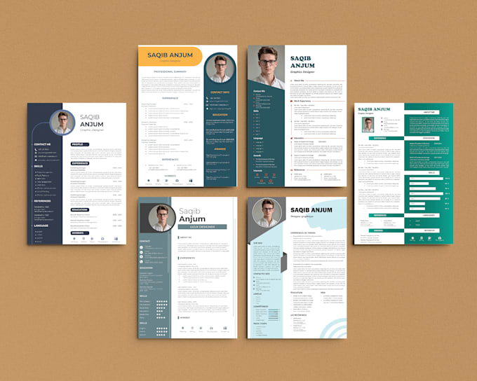 provide modern resume design within 12 hours