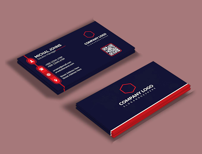 do 2 sides creative and professional business card design