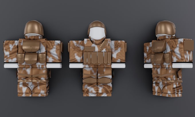 model roblox props like armor, and 3d clothing using blender