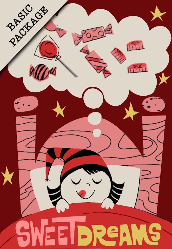 create a retro vintage illustrated poster design