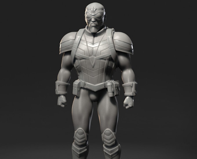 Create 3d model 3d articulated model action figure miniature table