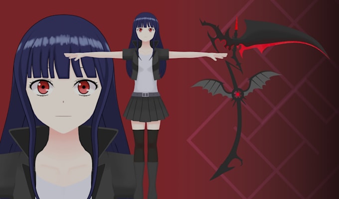 anime character  creation 2d to 3d