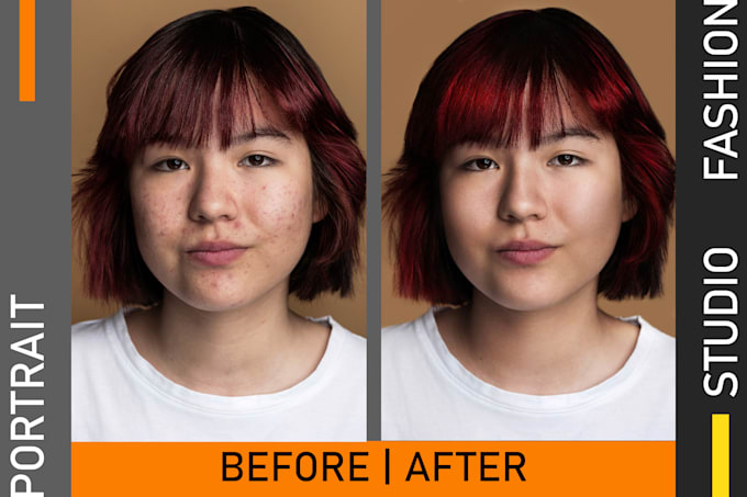 do portraits retouching, and high end beauty editing in photoshop