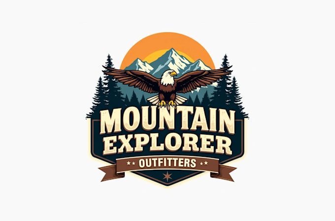 create a professional hand drawn retro vintage logo design