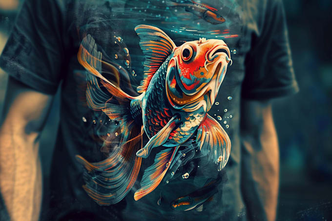 make a linocut t shirt design for brands