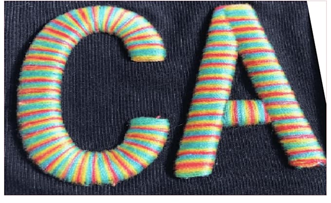 do expert 3d puff embroidery digitizing in dst, embroidery logo